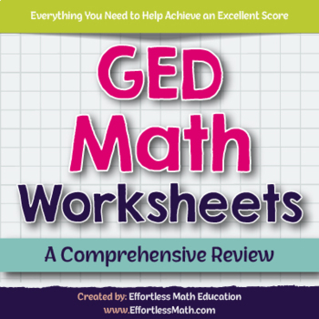 Preview of GED Math Worksheets