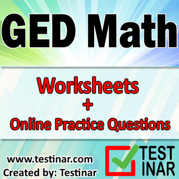 Preview of GED Math Worksheets + Online GED Math Practice Questions