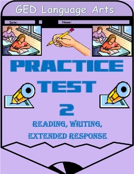 Preview of GED Test Packet 2-Language Arts