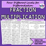 GEL with Fraction Multiplication Partner Game Four Levels 