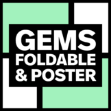 GEMS Order of Operations Poster & Foldable Bundle