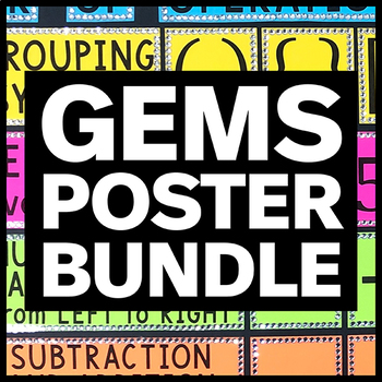Preview of GEMS Order of Operations Poster Bundle