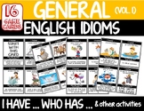 GENERAL IDIOMS (Vol.1) I Have Who Has Game, Memory Match a