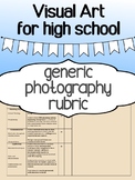 GENERIC Digital Photography Rubric for high school projects