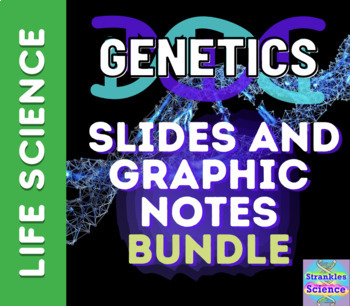 Preview of GENETICS UNIT: Slide Decks and Graphic Notes Teaching Bundle!