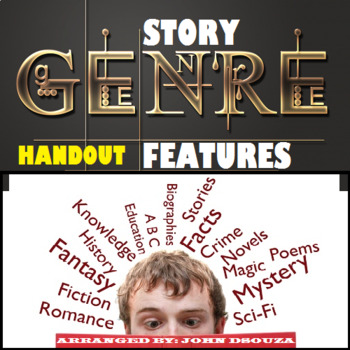 Preview of STORY GENRE FEATURES AND TEMPLATE HANDOUTS
