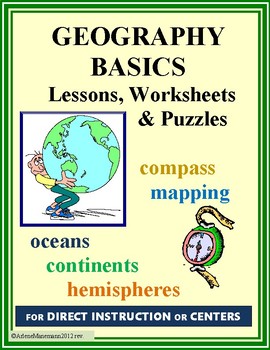 Preview of GEOGRAPHY BASICS Study Unit with Essential Lessons
