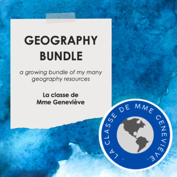 Preview of GEOGRAPHY BUNDLE : my growing bundle of geography resources