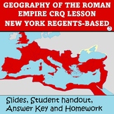 GEOGRAPHY OF THE ROMAN EMPIRE Constructed Response Questio