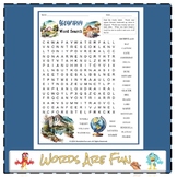GEOGRAPHY Word Search Puzzle Handout Fun Activity