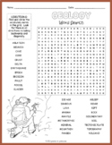 GEOLOGY Vocabulary Terms Word Search Puzzle Worksheet Activity
