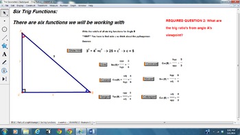 Preview of GEOMETER'S SKETCHPAD TRIG LESSONS