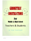 AN ELABORATE GEOMETRIC CONSTRUCTIONS GUIDE FOR HIGH SCHOOL