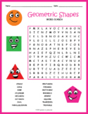 GEOMETRIC SHAPES / POLYGONS Word Search Puzzle Worksheet Activity