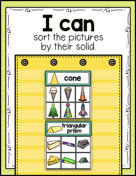 3D SOLIDS AND GEOMETRY: MATH ACTIVITIES FOR PRESCHOOL, PREK AND