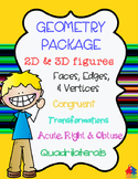 GEOMETRY PACKAGE: 3rd - 5th Grade