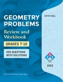 GEOMETRY PROBLEMS: Review and Workbook  (555 QUESTIONS AND