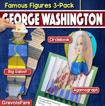 Preview of GEORGE WASHINGTON BIOGRAPHY ACTIVITIES: 3 Hands-On Projects / Bulletin Board