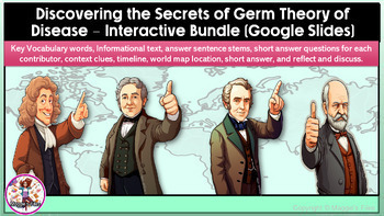 Preview of GERM THEORY OF DISEASE- INTERACTIVE GOOGLE SLIDES 