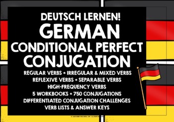 Preview of GERMAN CONDITIONAL PERFECT TENSE DOLLAR DEALS