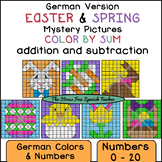 GERMAN Color By Mystery Pictures for Easter and Spring Add