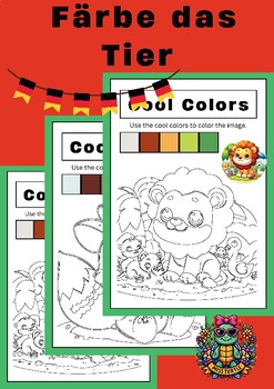 Preview of GERMAN February 2024 coloring by colors  Coloring Activity