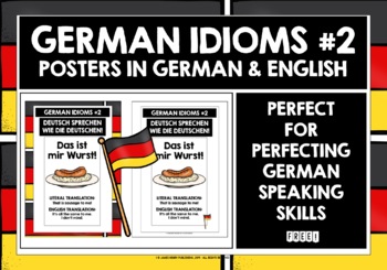 Preview of GERMAN IDIOMS POSTERS #2
