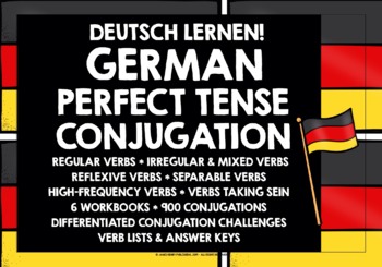 Preview of GERMAN PERFECT TENSE DOLLAR DEALS