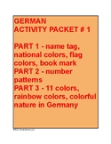GERMAN - numbers and colors