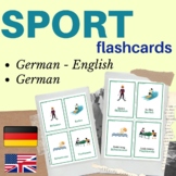 GERMAN sports flashcards
