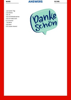 GERMANY GERMAN Language Trivia Quiz Activity by Creative Verse Education