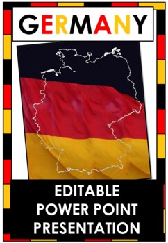 Preview of GERMANY - Power Point Presentation - EDITABLE