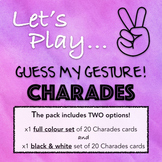 GESTURE CHARADES! fun game teaching common gestures of non