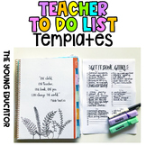 GET IT DONE! Teacher style to-do lists