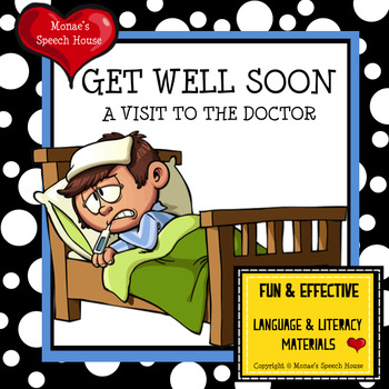 Preview of GERMS GET WELL SOON DOCTOR