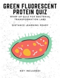 Green Fluorescent Protein (GFP) Bacterial Transformation Quiz