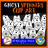 GHOST SPINNERS CLIPART FOR HALLOWEEN ACTIVITIES OCTOBER FR