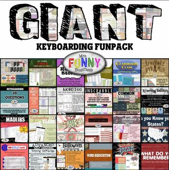 Preview of GIANT Keyboarding Game Fun Pack Bundle