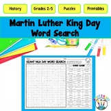 GIANT Dr Martin Luther King Jr. Day Word Search Puzzle Activity