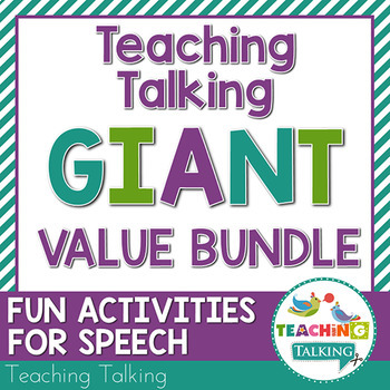 Preview of Speech and Language Therapy BUNDLE | Articulation Apraxia Vocabulary Language