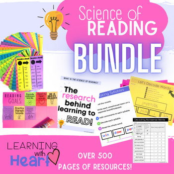 Preview of GIANT Science of Reading Resource Bundle!
