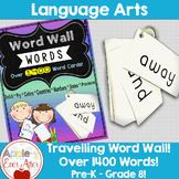 GIANT Traveling Portable Word Wall Package - Over 1400 word cards