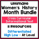GIANT Women's History Month Bundle - 11 Resources Gr 5-9