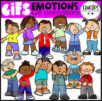 Preview of GIF - Emotions Animated Images - {Educlips}