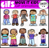 GIF - Move It Kids Animated Images - {Educlips}