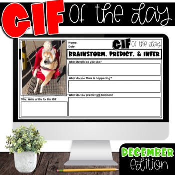 Preview of GIF of the Day | Picture of the Day | DECEMBER EDITION TPT Easel