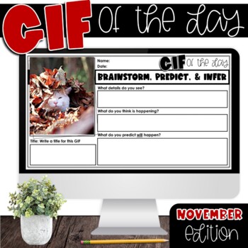 Preview of GIF of the Day | Picture of the Day | NOVEMBER EDITION TPT Easel