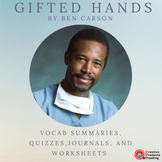 TE Guide/Literature Unit- GIFTED HANDS: The Ben Carson Story