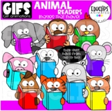 GIFs - Animal Readers - Animated Images - {Educlips}