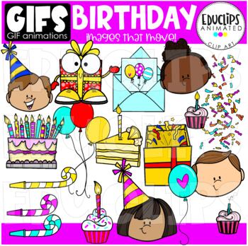 birthday party animated gif